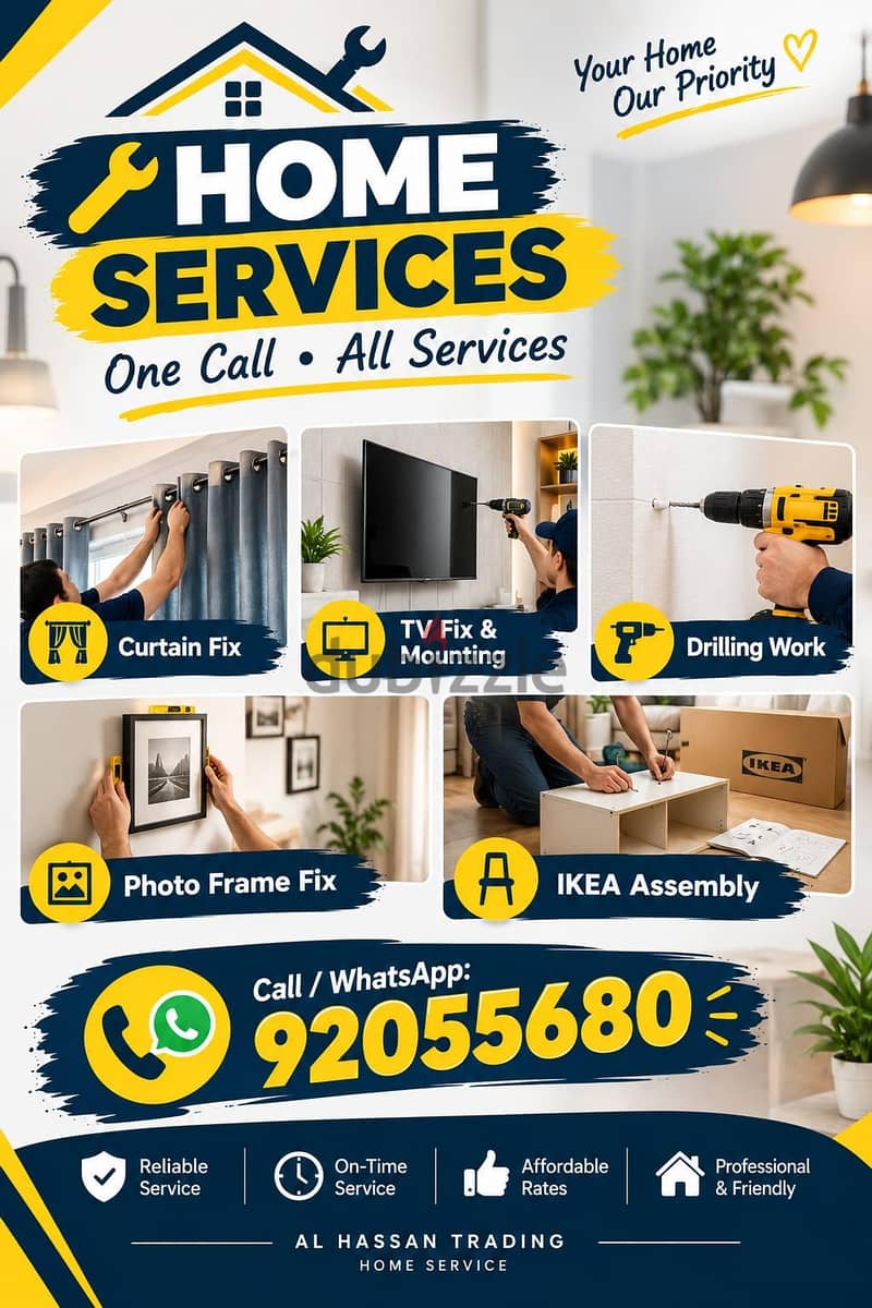 carpenter/furniture,IKEA fix repair/curtain,TV fix in wall/drilling 2