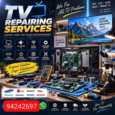 tv led lcd tv rapairing home sarvice all muscat available