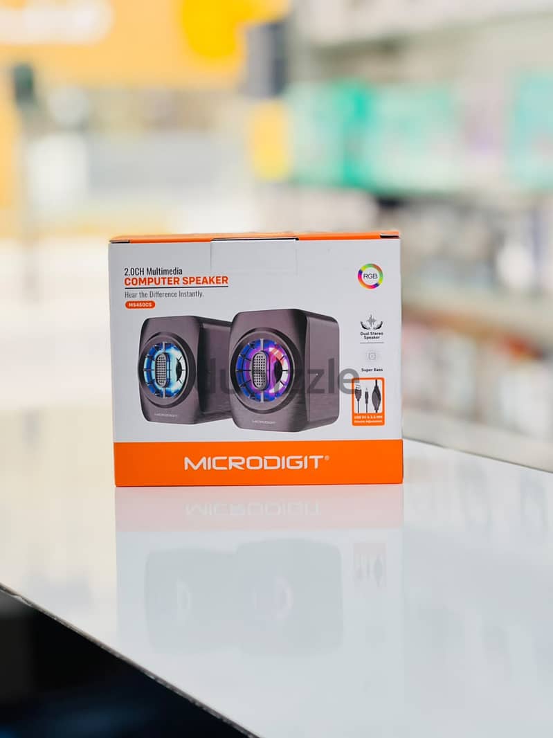 Brand New MicroDigit Computer Speakers in Oman | Powerful Audio 1