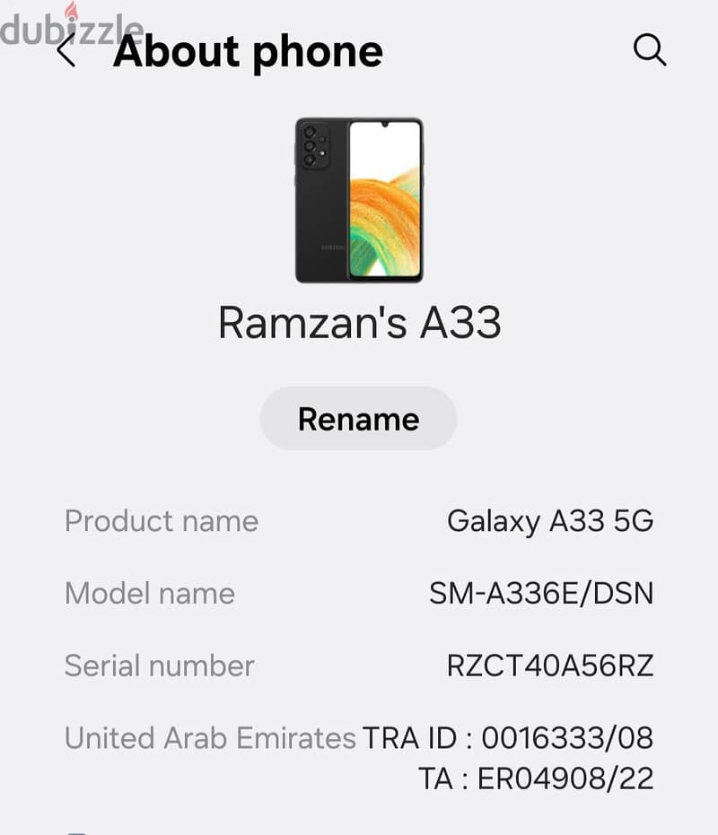Samsung A33 5G 6/128 1