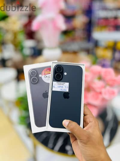 Apple - iPhone 16 -128 GB - Box piece- Good working ايفون