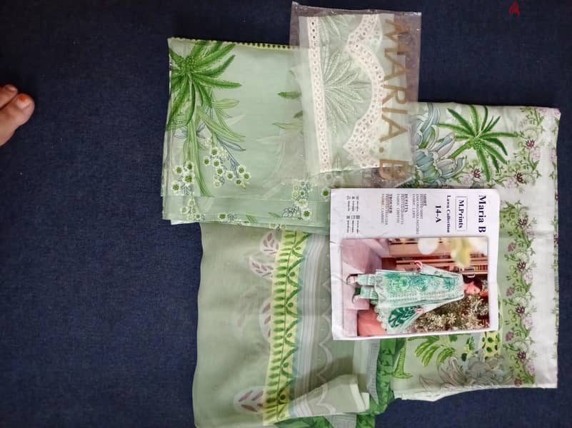 ​Unstitched Lawn Suits - Different Brands Available 1