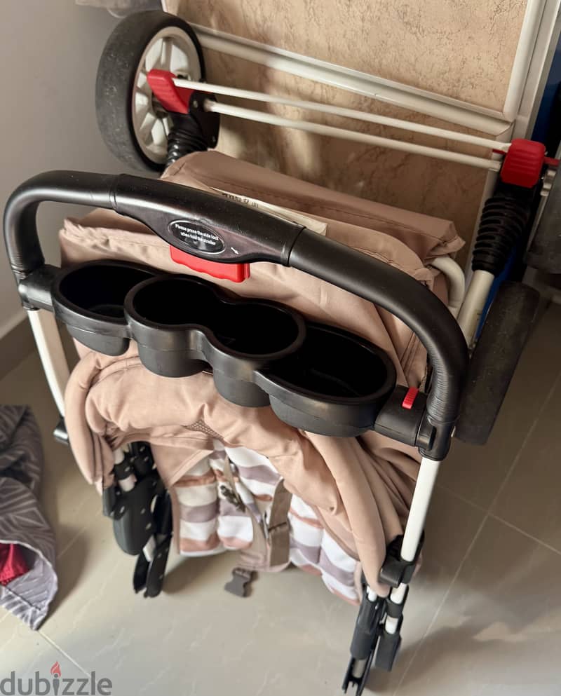 Urgent sale - Divan IKEA, dining table with chair, stroller, cupboard 3