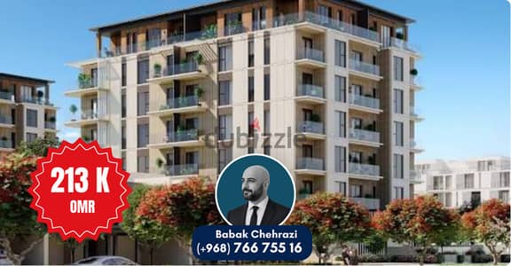 Premium 225 sqm Ground Floor 2BHK Apartment in Al Mouj | 213,000 OMR