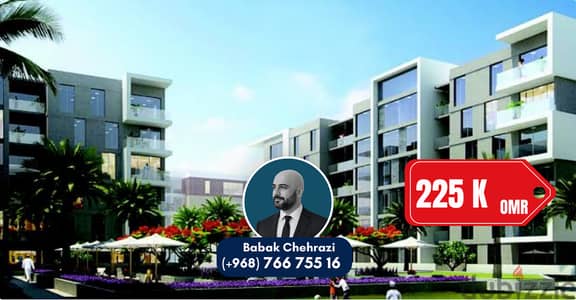 Spacious 210 sqm 2BHK Apartment in Al Mouj | 3 Bathrooms | 1st Floor
