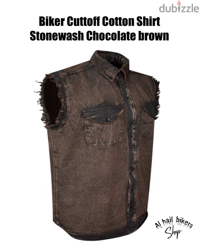 Biker cotton shirt 11