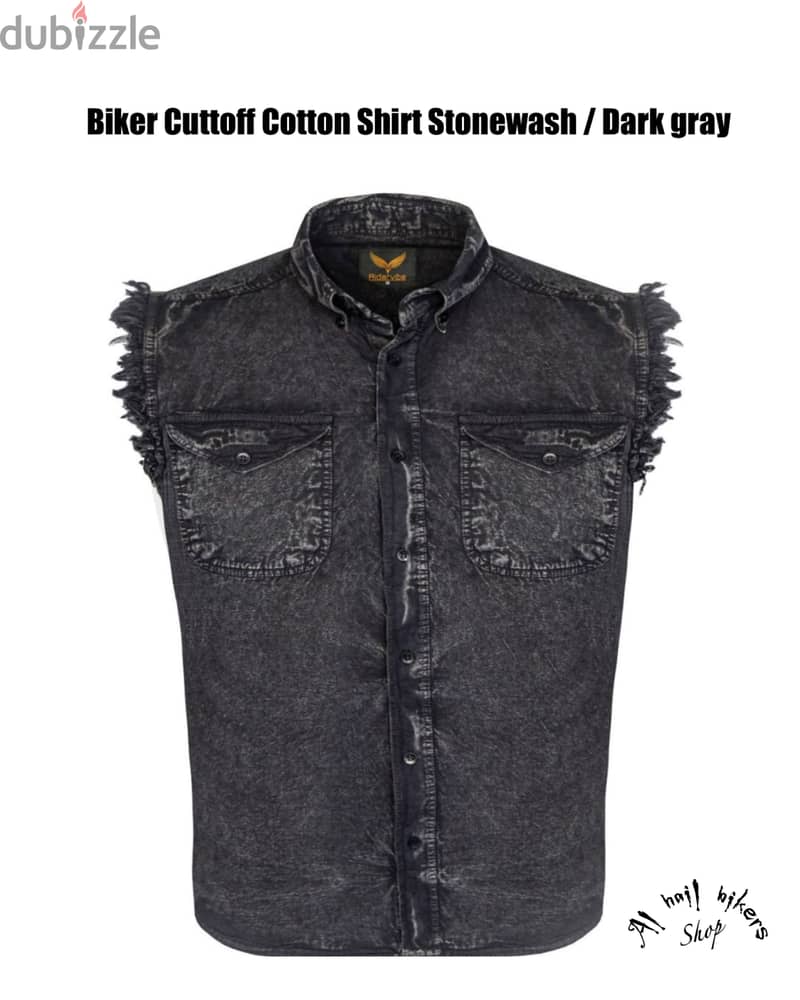 Biker cotton shirt 13