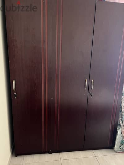 Wooden cupboards