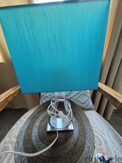 beautiful turquoise blue color lamp ro 4
