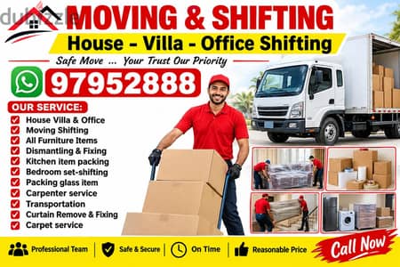 Best Muscat Mover and Packer House shifting office villa store shift