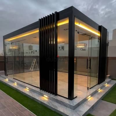pergola outside majlish room
