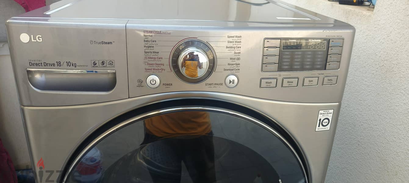 Lg washing machine 18/10 in good condition and reasonable price 9