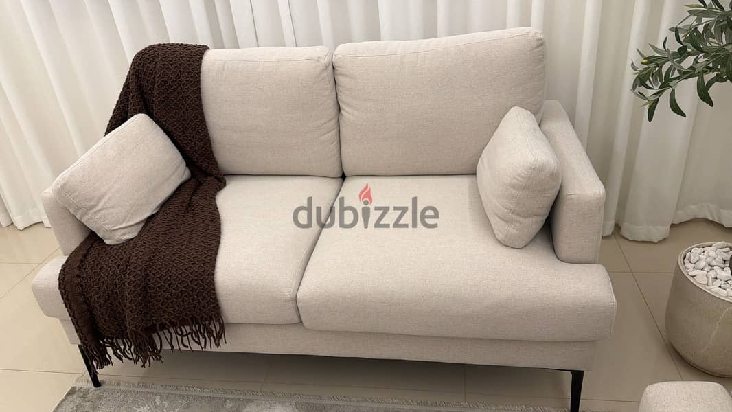 Sofa set 3+2 as new 1