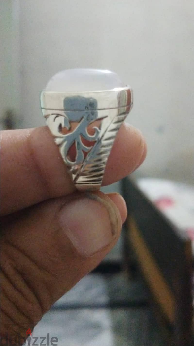 Orginal Irani Dure Najaf Stone Ring – Pure Silver 1