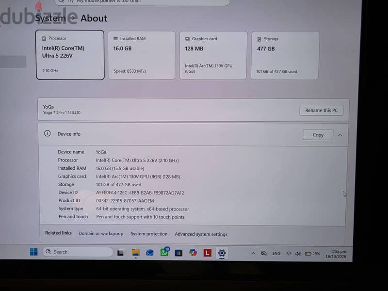 Lenovo Yoga 7i 2in1 Touchscreen With Pen (2026) 8