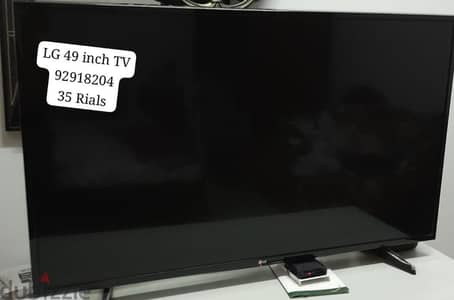 LG TV 49 internet ready TV