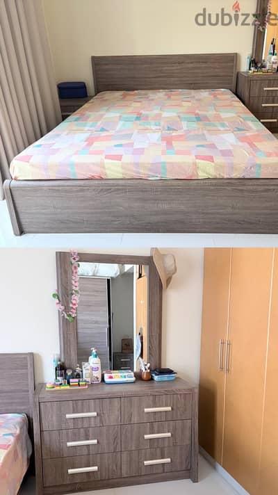 Home center cot and Dressing table / OMR 125 only