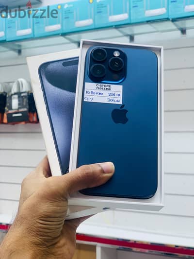 Apple - iPhone 15 Pro Max -256 GB - Box piece- Good condition ايفون