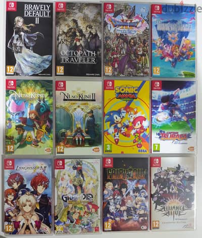 Switch Games (Like New)