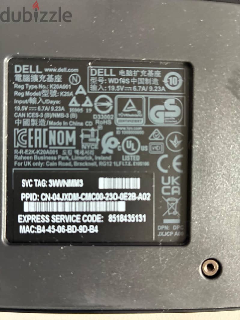 Dell WD19S DOCKING STATION URGENT SALE 1