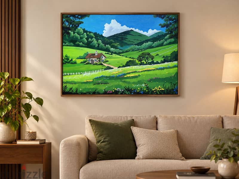 Greenery Canvas Wall Art 1