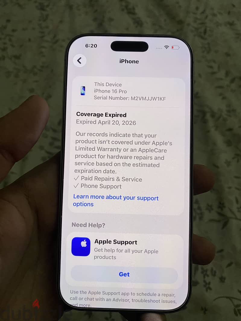 Apple - iPhone 16 Pro 256 gb but has front camera connector problem 3