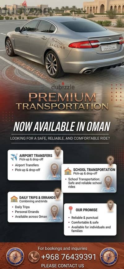 Safe & Reliable Private Taxi / Transport Across Oman