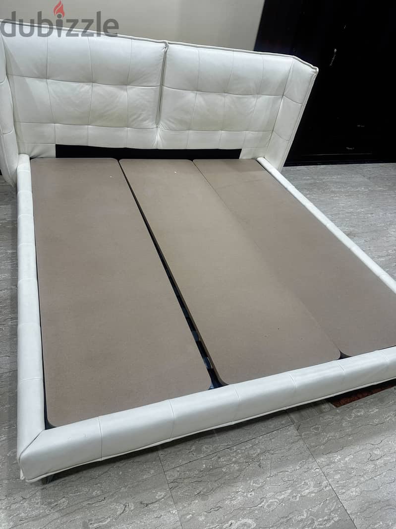 Marina home king leather bed 5