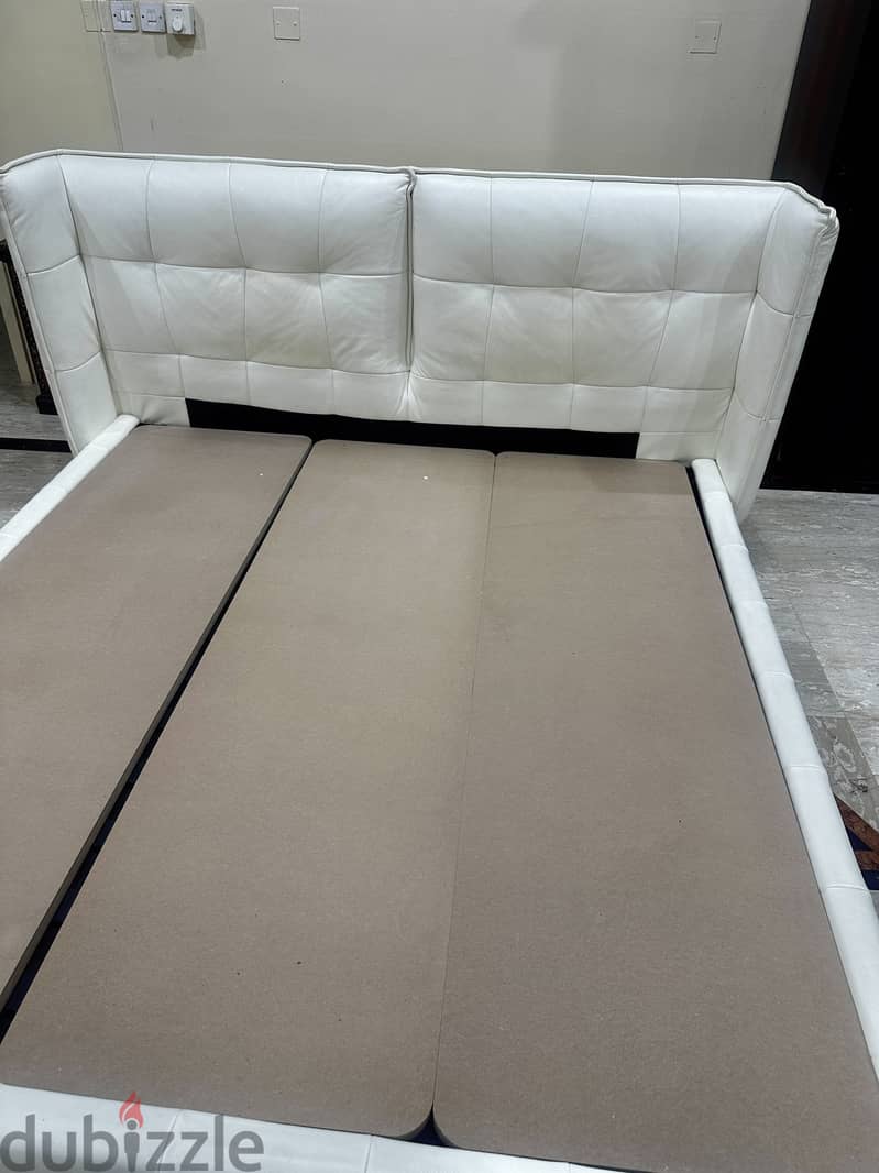 Marina home king leather bed 7