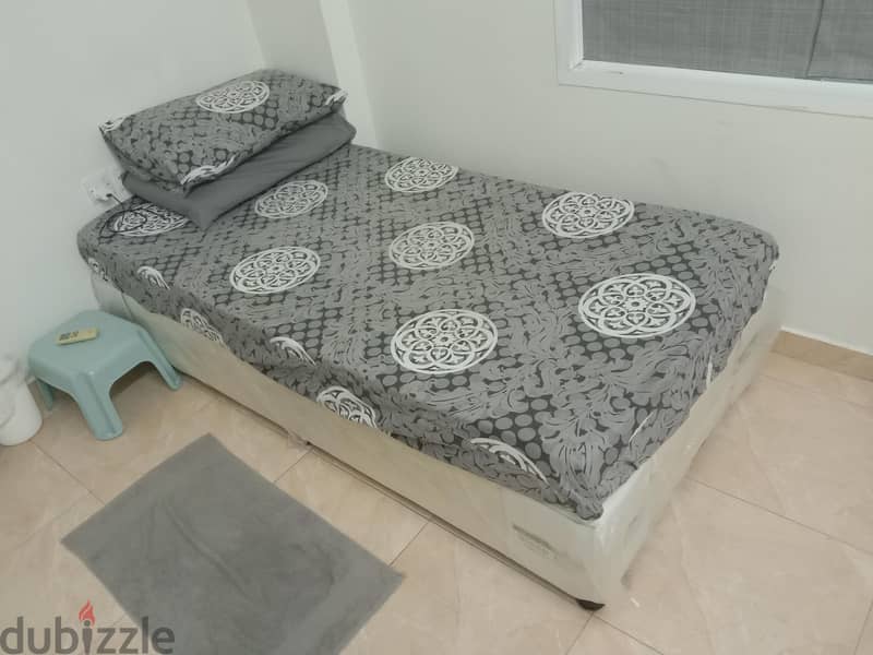 Single Bed With Mattress & 2Side Table Very Good Condition 1