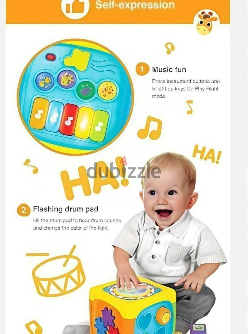 multifunctional activity cube 3