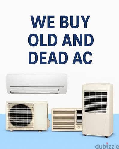 old Air conditioner we buy ac screen