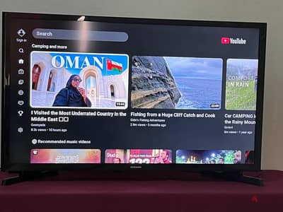 Branded Samsung smart tv 32" is available.