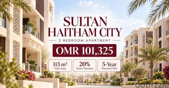 2BR Apartment in Sultan Haitham City | 20% Down | 5-Year Plan