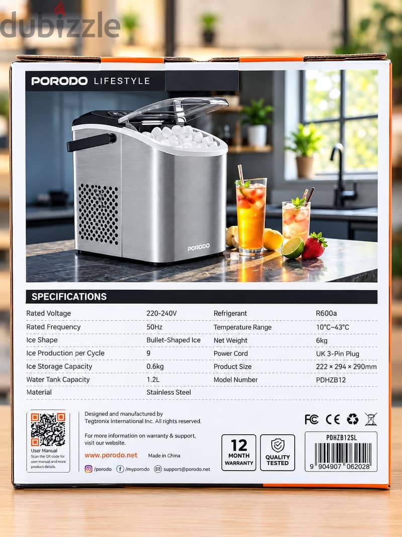 Brand New Porodo Bullet Ice Maker in Oman | Fast ice 1