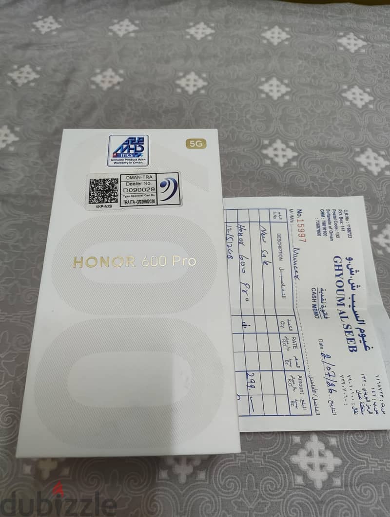 Honor 600 pro 12/512 GB 9 months warranty reming 1