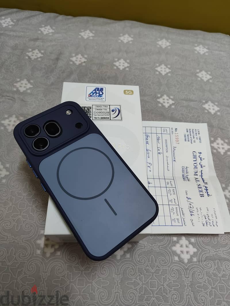 Honor 600 pro 12/512 GB 9 months warranty reming 8