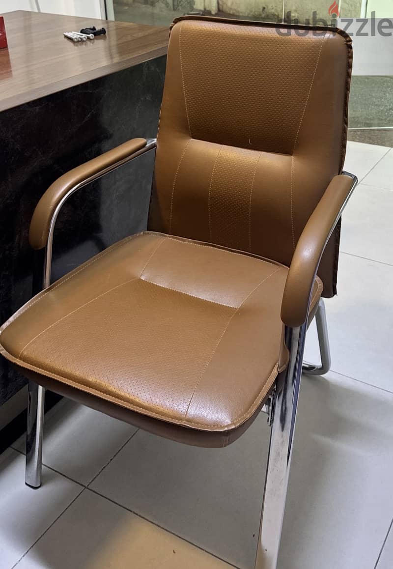 Used  office table and chair for sale 1