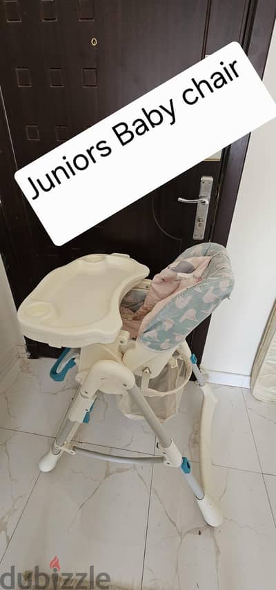 Baby chairs and cribs