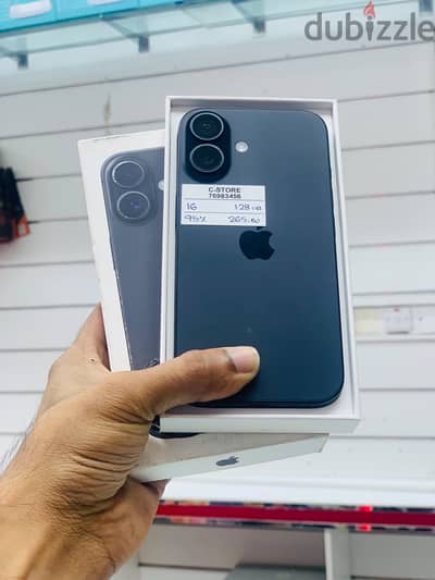 Apple - iPhone 16 -128 GB - All Great performance ايفون