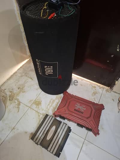 jbl tube and 2 amplifier