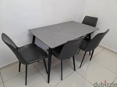 Modern 4-Seater Dining Table Set - Excellent Condition