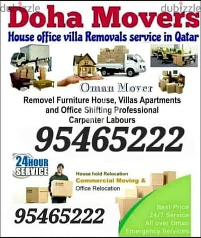 HOUSE SHIFTING " MOVING " PACKING " TRANSPORT " MOVERS "Muscat Movers