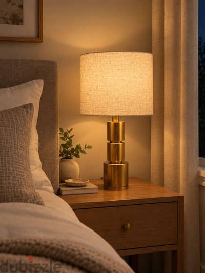 Metal table lamp ( bulb included)