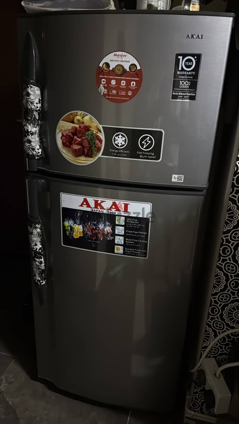 Akai japan double door fridge 5