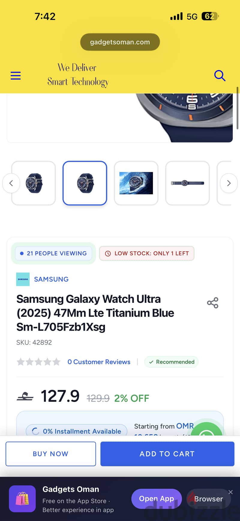 Brand new Samsung galaxy Watch - Box piece , not opened 2