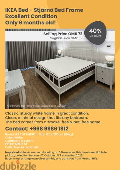 Relocation Sale - 40% discounted prices - Muscat Hills