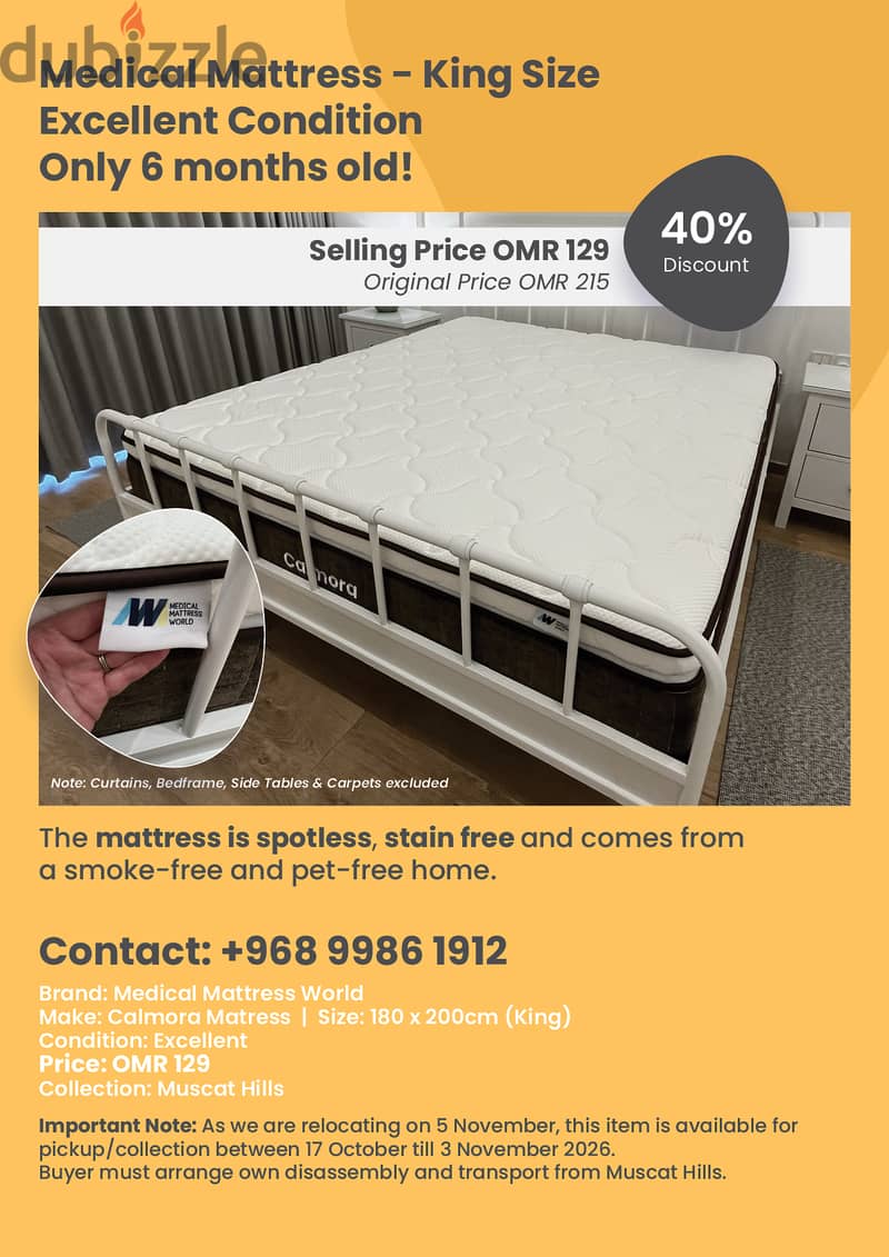 Relocation Sale - 40% discounted prices - Muscat Hills 1
