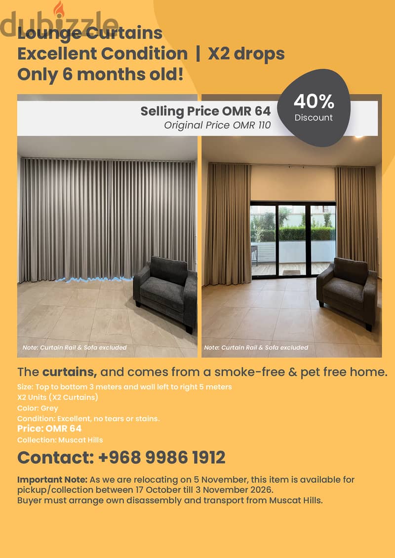 Relocation Sale - 40% discounted prices - Muscat Hills 10