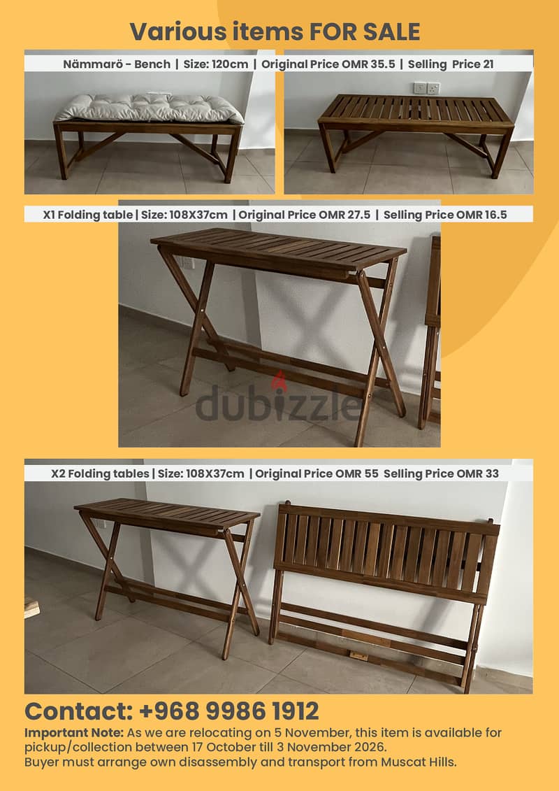 Relocation Sale - 40% discounted prices - Muscat Hills 13